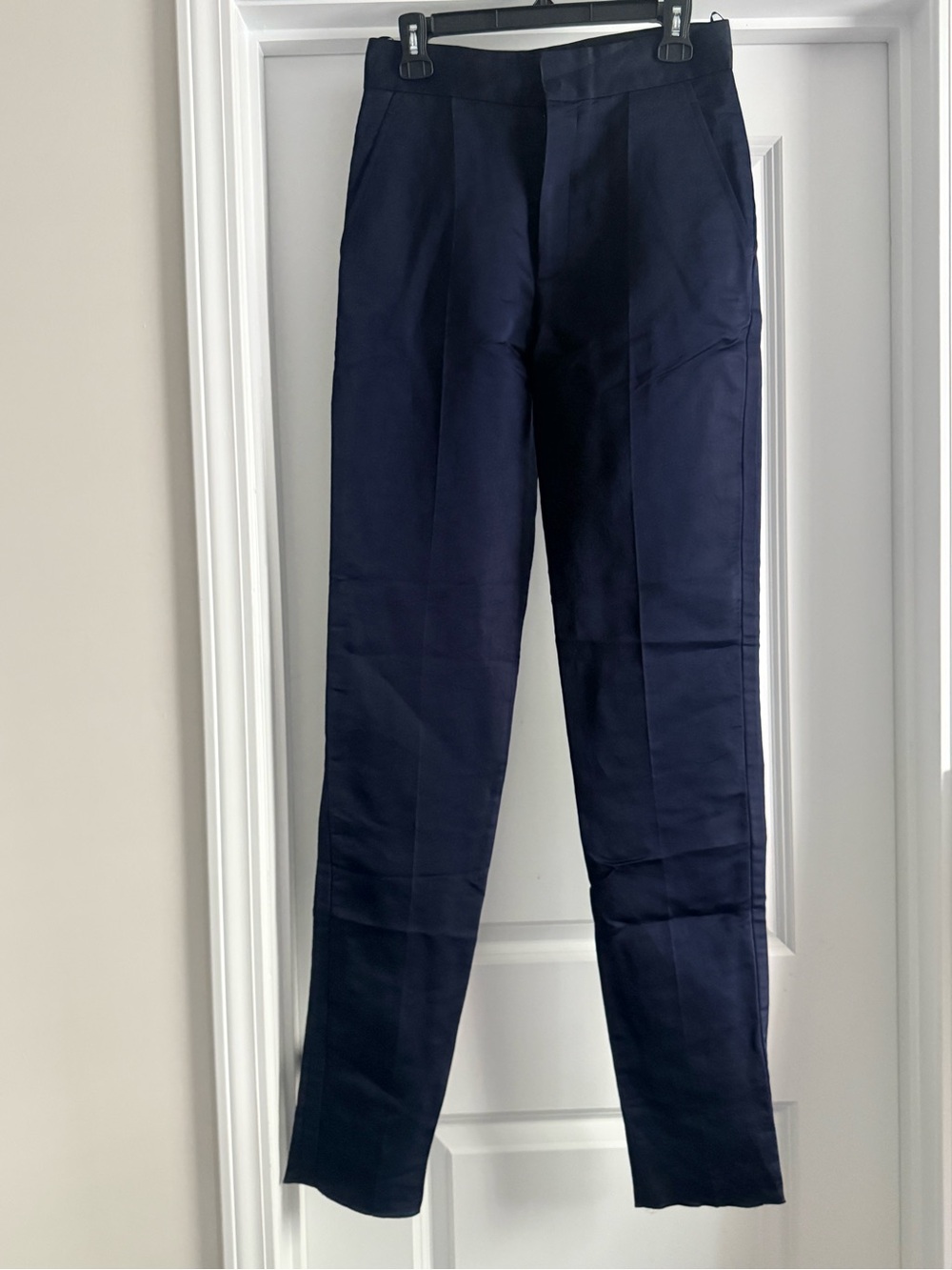 Lanvin Navy Straight-Leg Chinos